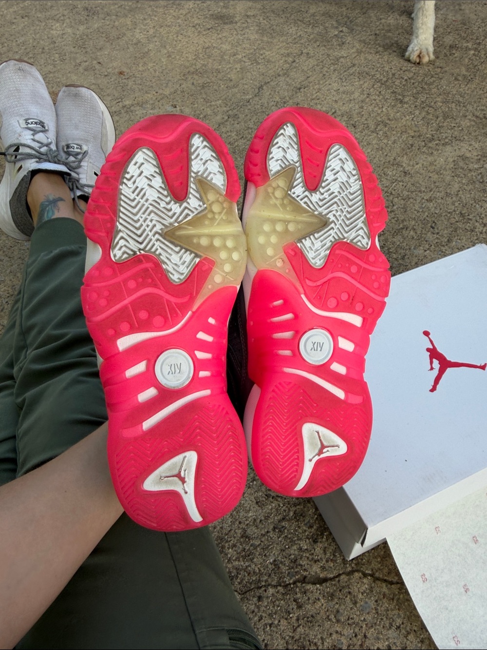 Nike Air jumpman- Gray & Hot Pink - Picture 5 of 5